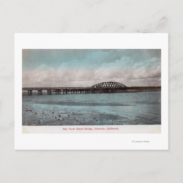 Bay Farm Island BridgeAlameda, CA Postcard (Front)