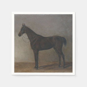Bay Gelding Horse (by Albrecht Adam) Napkin