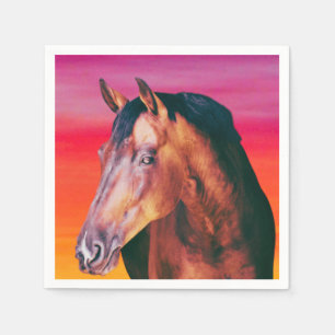 Bay Horse Gradient Napkin