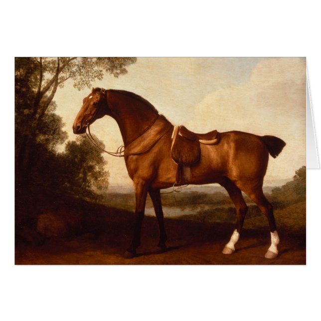 Bay Hunter Vintage Painting by George Stubbs (Front Horizontal)