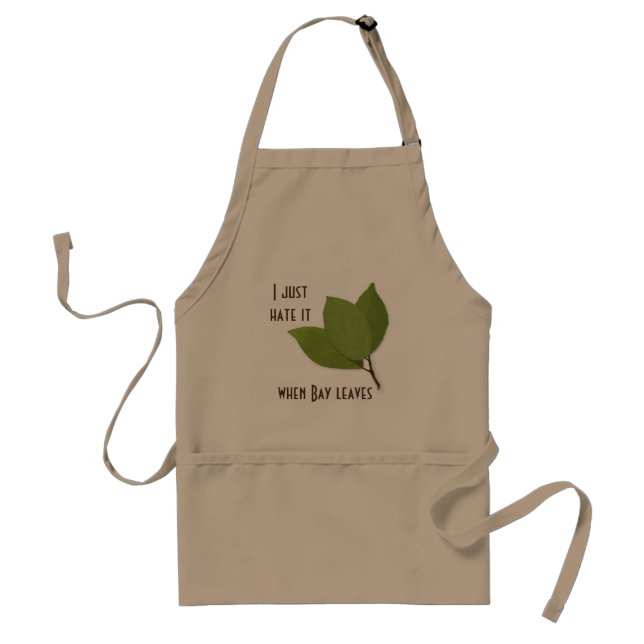Bay Leaves Standard Apron (Front)