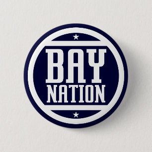 Bay Nation 6 Cm Round Badge