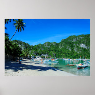 Bay Of El Nido Beach Poster