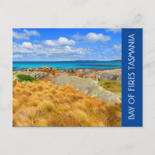 bay of fires australia postcard