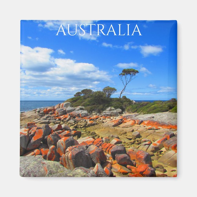 Bay of Fires, Tasmania, Australia Magnet (Front)