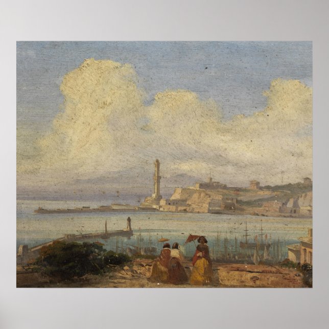 Bay of Genoa (Bucht von Genual) Poster (Front)