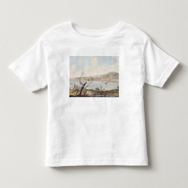 Bay of Naples from sea shore near the Maddalena Br Toddler T-Shirt (Front)