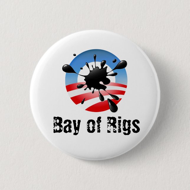 Bay of Rigs 6 Cm Round Badge (Front)