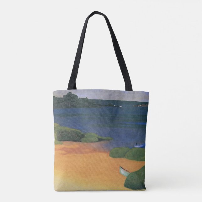 Bay of Tregastel by Felix Vallotton, Fine Art Tote Bag (Back)