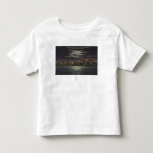 Bay Pines, Florida - Moonlit View of Hospital Toddler T-Shirt