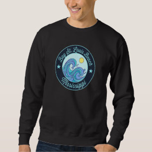 Bay St Louis Beach Ms Mississippi Souvenir Nautica Sweatshirt