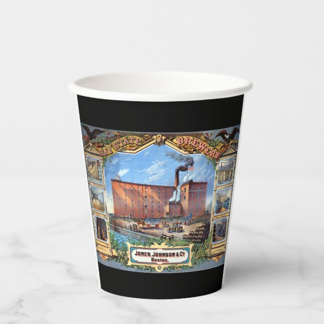 Bay State Brewery Boston Paper Cups (Front)