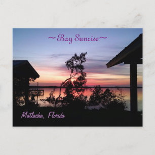 Bay Sunrise Matlacha Florida Postcard