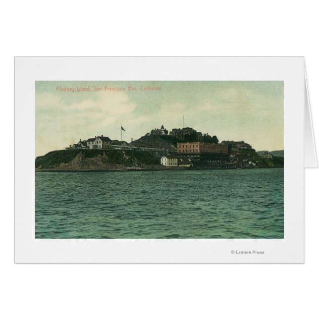 Bay View of Alcatraz Islans and Prison (Front Horizontal)