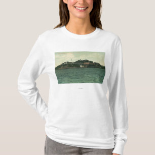 Bay View of Alcatraz Islans and Prison T-Shirt