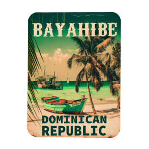 Bayahibe Dominican Republic - Retro Vintage 60s Magnet