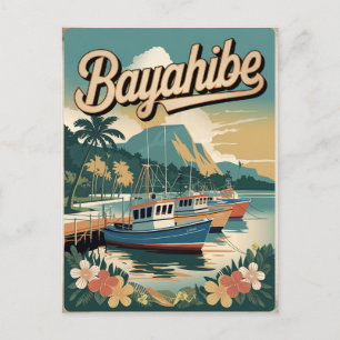 Bayahibe Dominican Republic vintage Postcard