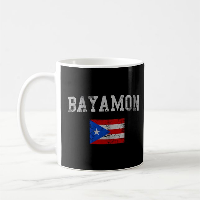Bayamon Puerto Rico Flag  Coffee Mug (Left)