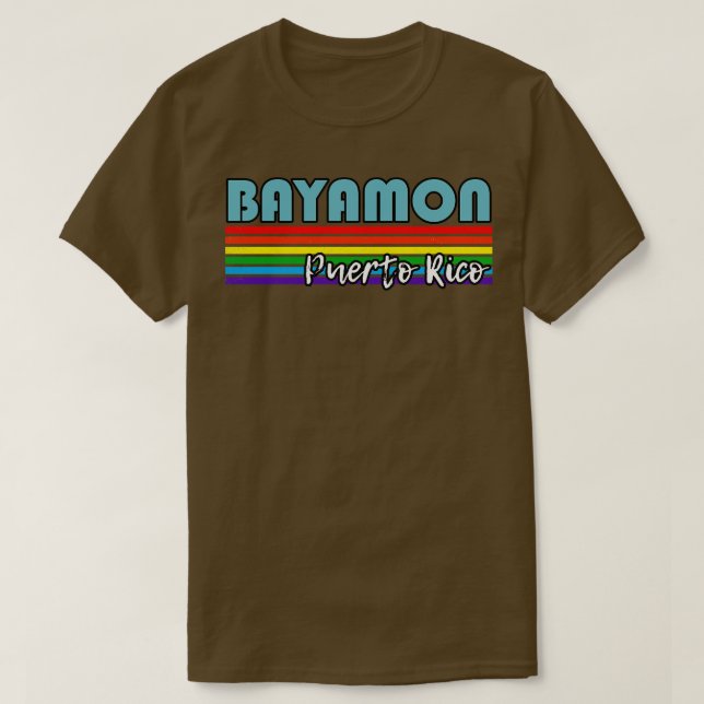 Bayamon Puerto Rico Pride  Bayamon LGBT Gift LGBTQ T-Shirt (Design Front)