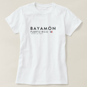Bayamon Puerto Rico T-Shirt Coordinates Tee