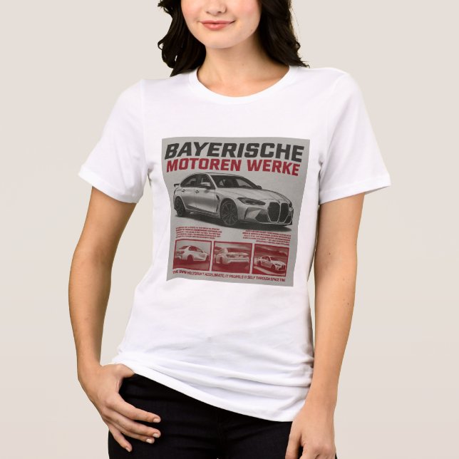 Bayerische Motoren Werke woman t-shirt  Tri-Blend Shirt (Front)
