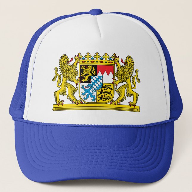 Bayerisches Staatswappen Kappe Trucker Hat (Front)