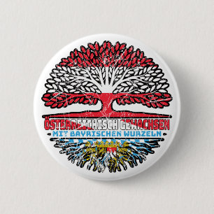 Bayern Bayrisch Österreichisch Baum 6 Cm Round Badge
