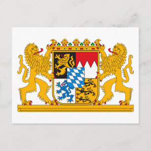 Bayern Coat of Arms Postcard