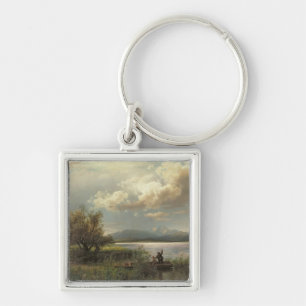 Bayern Landscape, 1856 Key Ring