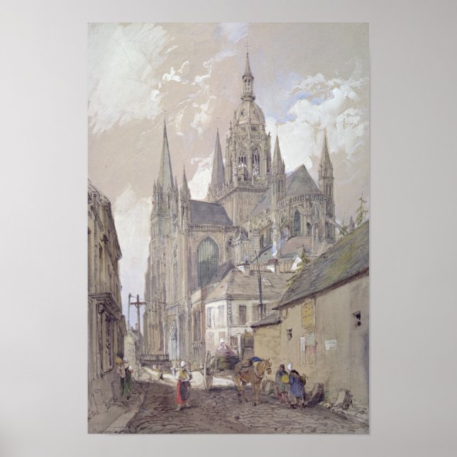 Bayeux Cathedral, View from the South East Poster (Front)