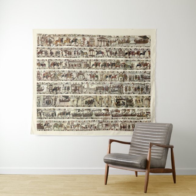 BAYEUX TAPESTRY 1066 Battle of Hastings (In Situ (Horizontal))