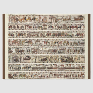 BAYEUX TAPESTRY 1066 Battle of Hastings Tissue Paper