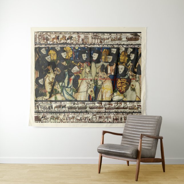 BAYEUX TAPESTRY 1066 Death of King Harold (In Situ (Horizontal))