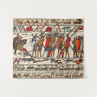 BAYEUX TAPESTRY BATTLE OF HASTINGS NORMAN KNIGHTS