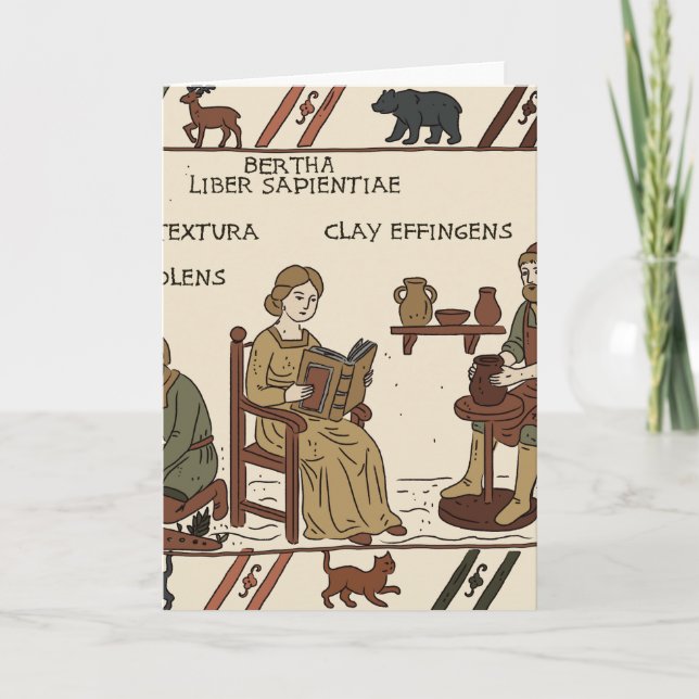 bayeux tapestry parody card (Front)
