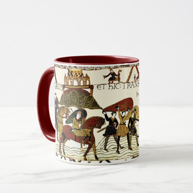 BAYEUX TAPESTRY William at Mont Saint-Michel  Mug (Front Left)