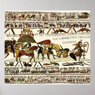 BAYEUX TAPESTRY William at Mont Saint-Michel Poster