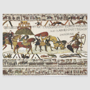BAYEUX TAPESTRY William at Mont Saint-Michel  Tissue Paper