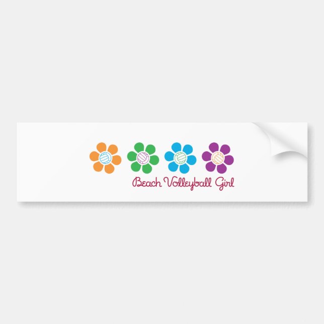 Bayflower Beach Volleyball Bumper Sticker (Front)