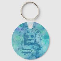 Bayon Face Blue