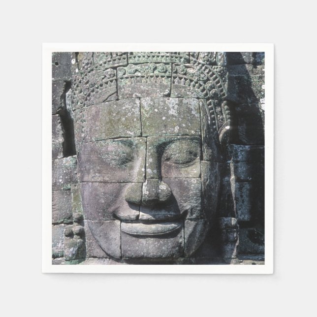 Bayon Temple in Angkor Wat - Cambodia Napkin (Front)