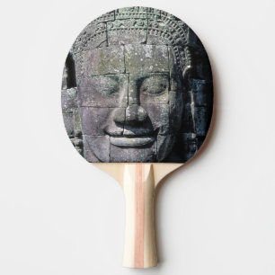 Bayon Temple in Angkor Wat - Cambodia Ping Pong Paddle