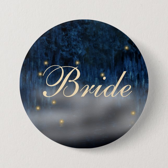 Bayou Bliss Bride Button (Front)