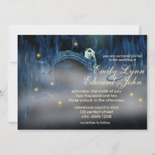 Bayou Bliss Brunette Wedding Invitation