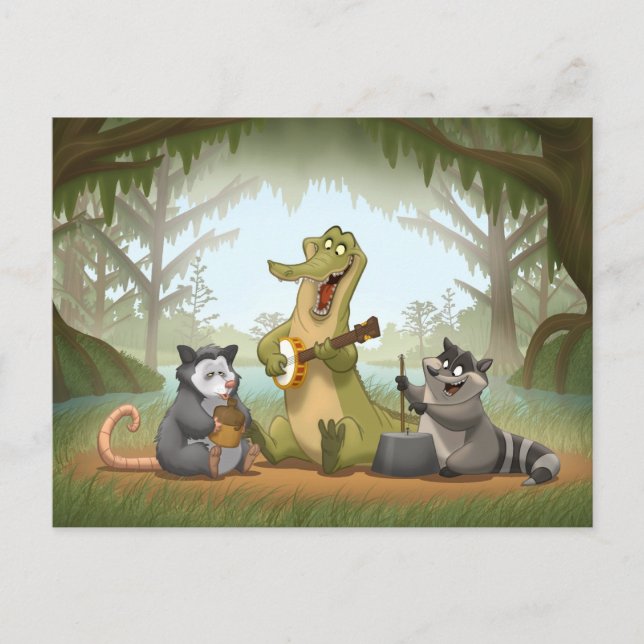 Bayou Jug Band Postcard (Front)