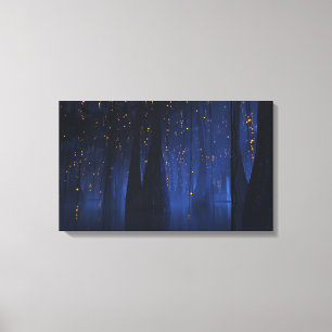 Bayou (Night) Canvas Print