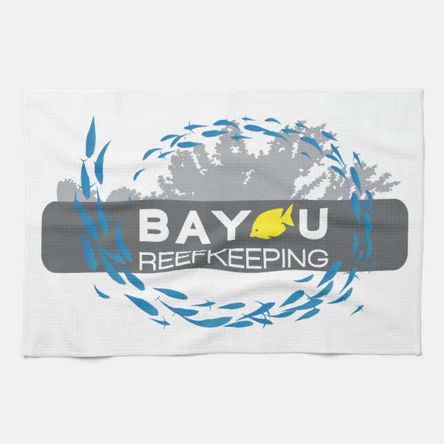 Bayou Reefkeeping MoJo Kitchen Towel (Horizontal)