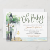 Bayou Swamp Baby Shower Invitation