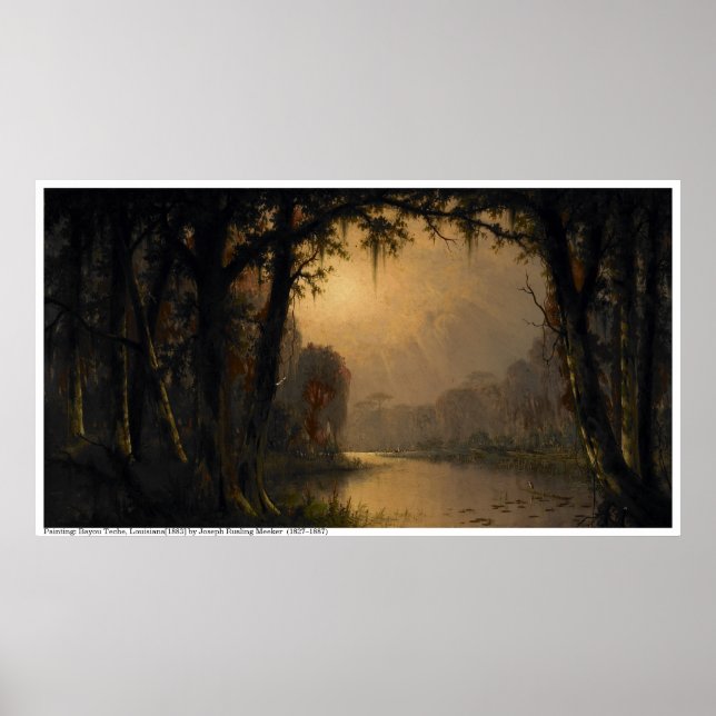 Bayou Teche, Louisiana[1883]  Poster (Front)