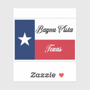 Bayou Vista TX Flag